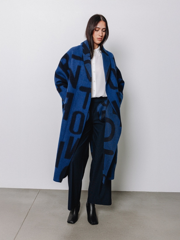 Maxi cardigan #LETTERING