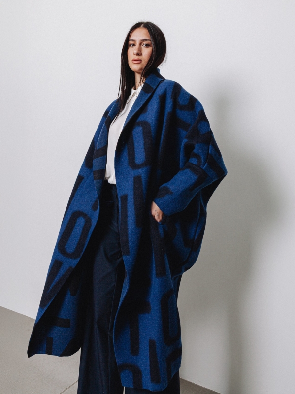 Maxi cardigan #LETTERING