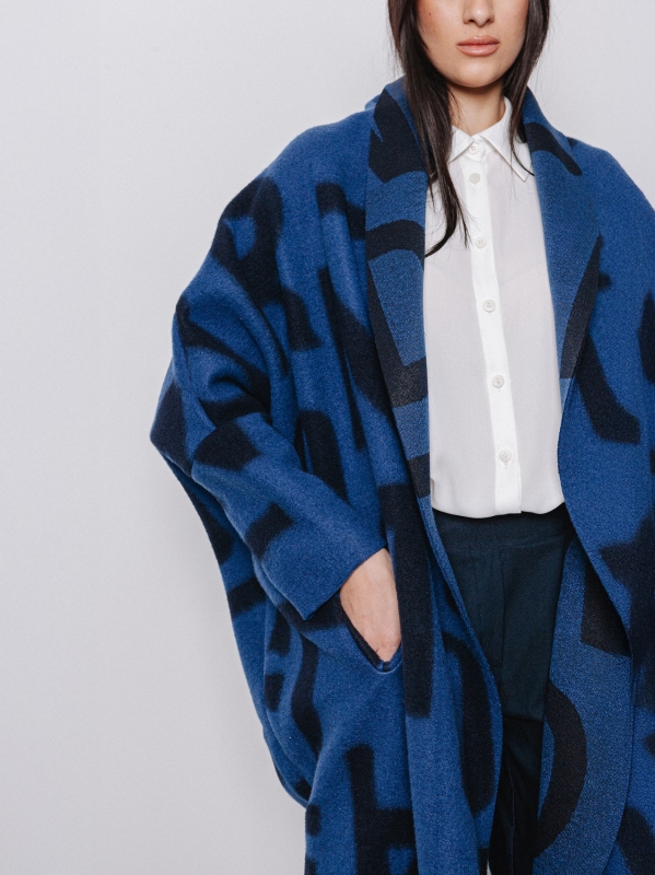 Maxi cardigan #LETTERING