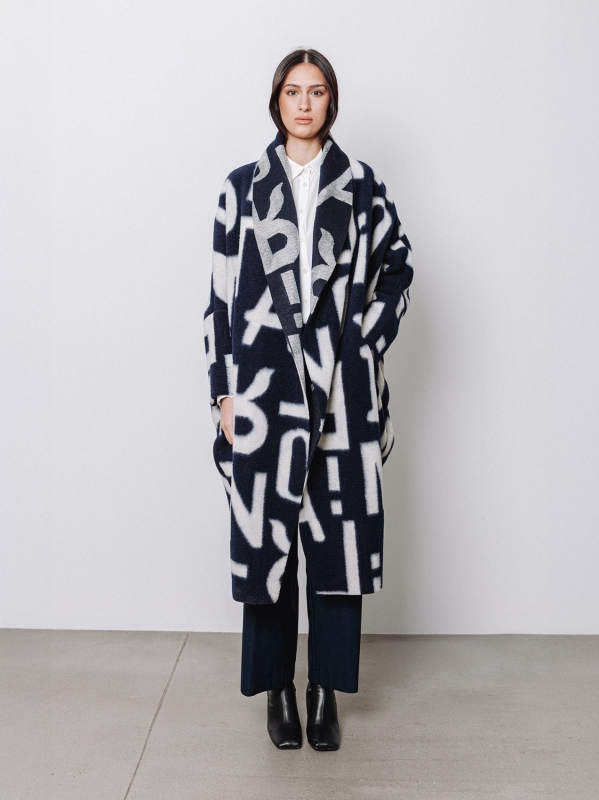 Maxi cardigan #LETTERING