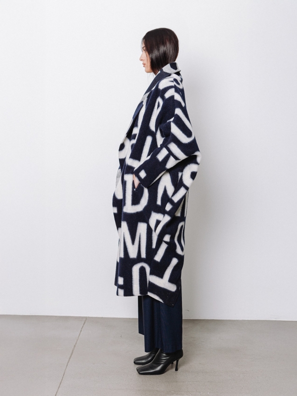 Maxi cardigan #LETTERING