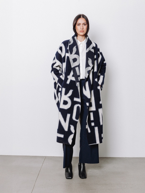 Maxi cardigan #LETTERING