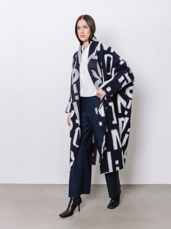 Maxi cardigan #LETTERING