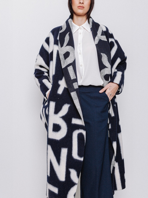 Maxi cardigan #LETTERING