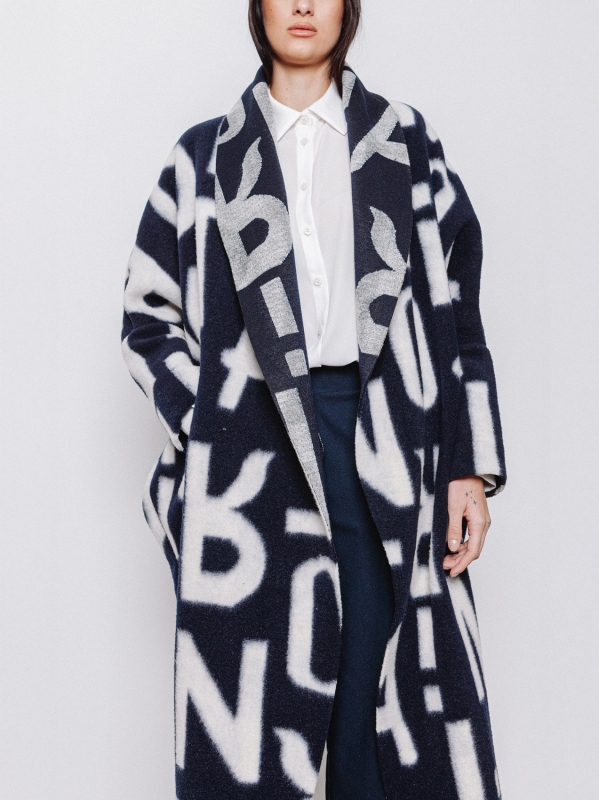 Maxi cardigan #LETTERING