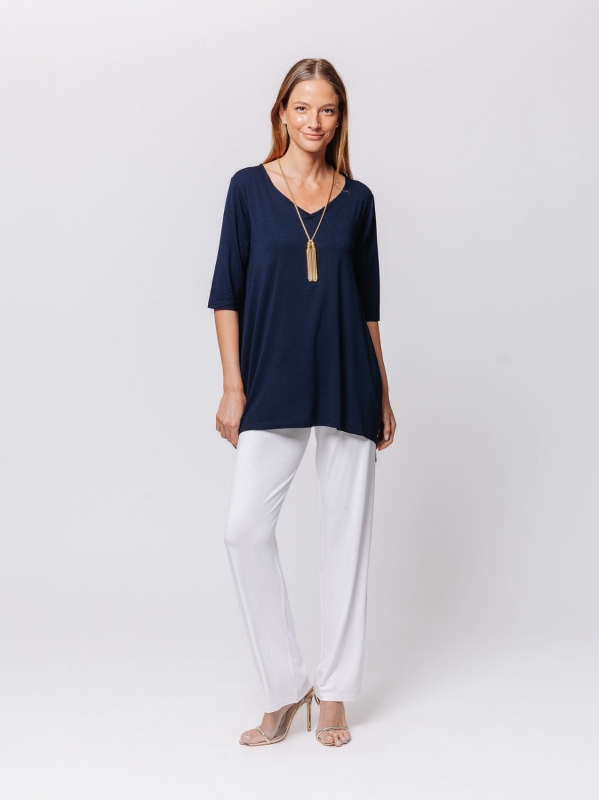 T-shirt svasata in jersey Midali Toujours