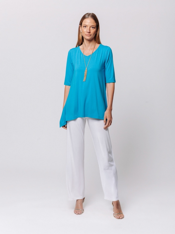 T-shirt svasata in jersey Midali Toujours