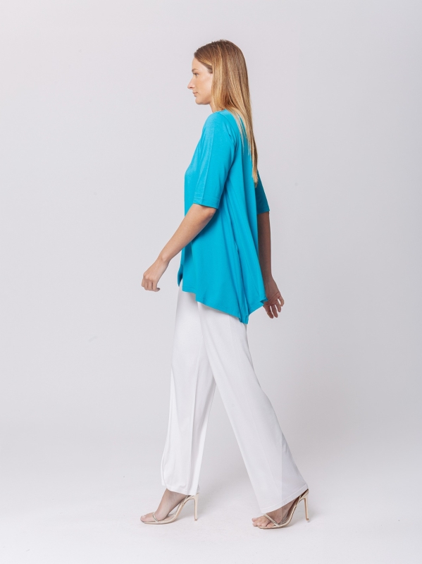T-shirt svasata in jersey Midali Toujours