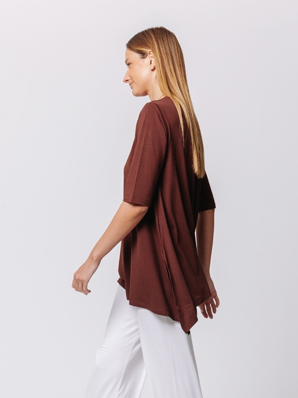 T-shirt svasata in jersey Midali Toujours