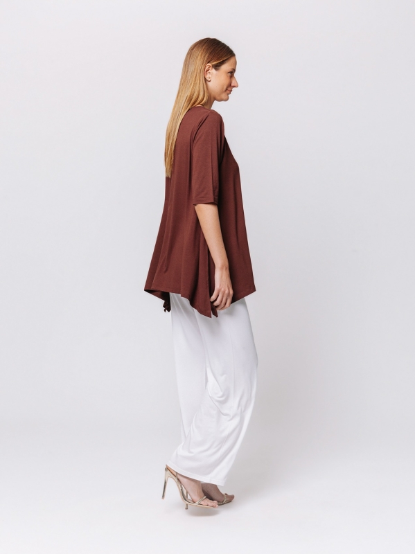 T-shirt svasata in jersey Midali Toujours