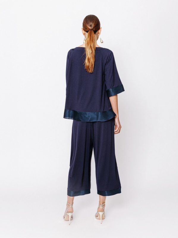T-shirt in jersey con inserto #IRIDESCENTE