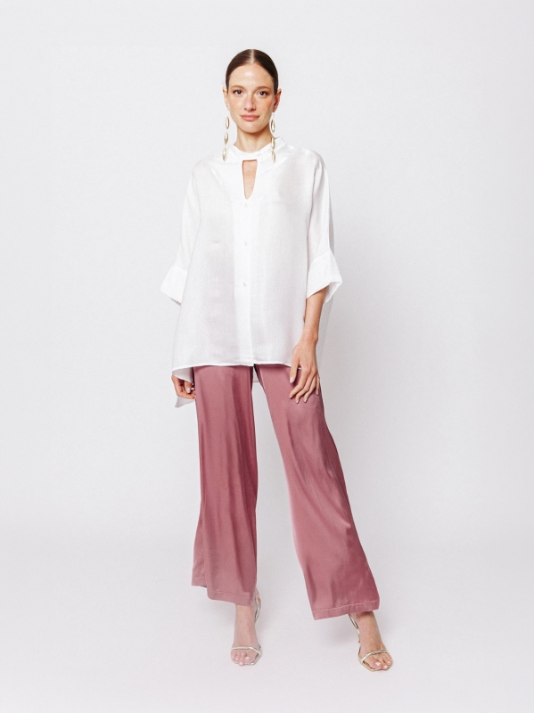 Camicia Fluida Iridescente