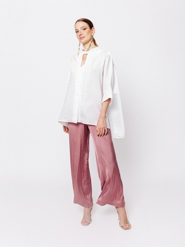 Camicia Fluida Iridescente