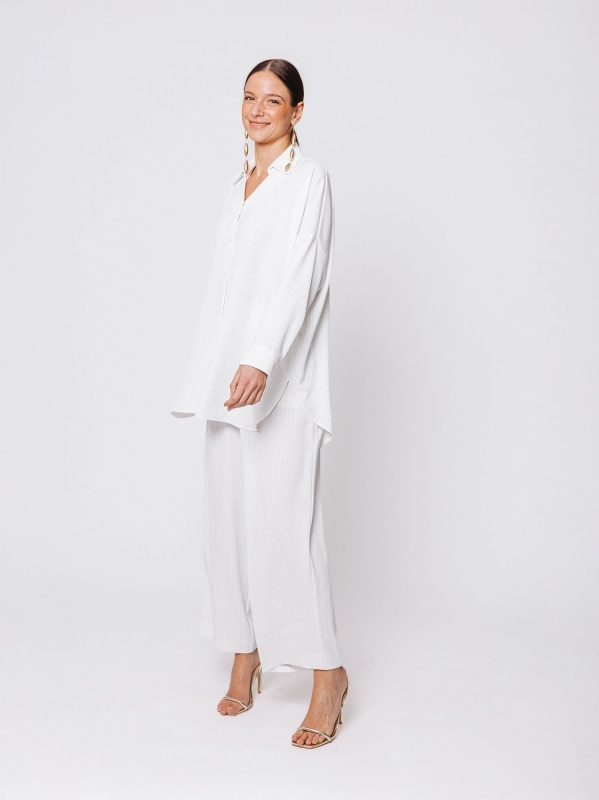 Giacca camicia gessata Midali Toujours