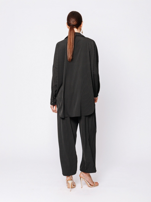 Giacca camicia gessata Midali Toujours