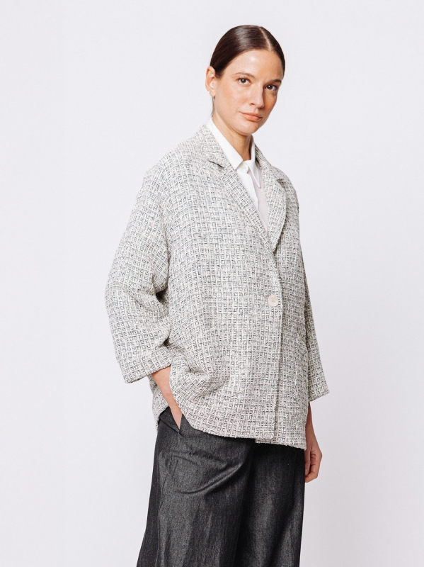 Midali Toujours jacket in two-tone tweed
