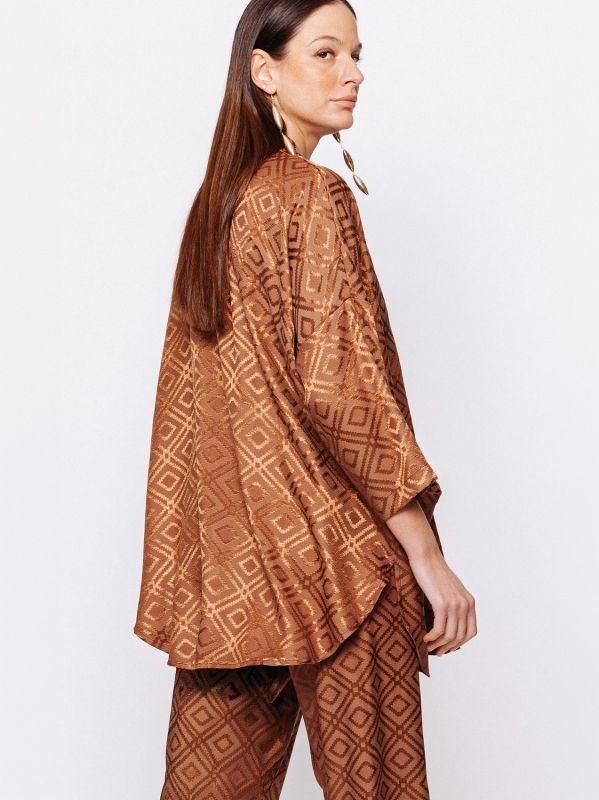 Camicia over in jacquard Midali Toujours