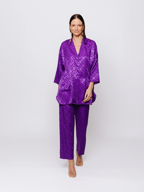 Camicia over in jacquard Midali Toujours