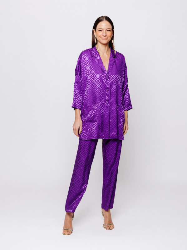 Camicia over in jacquard Midali Toujours