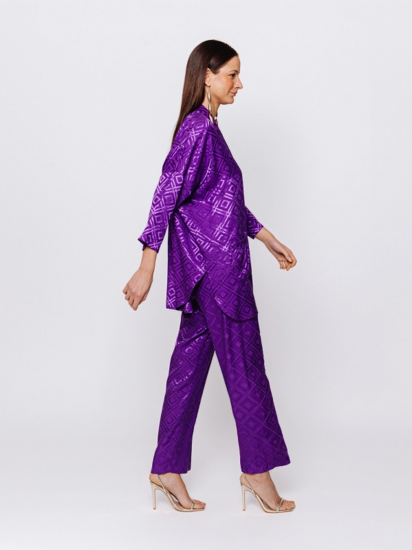 Camicia over in jacquard Midali Toujours