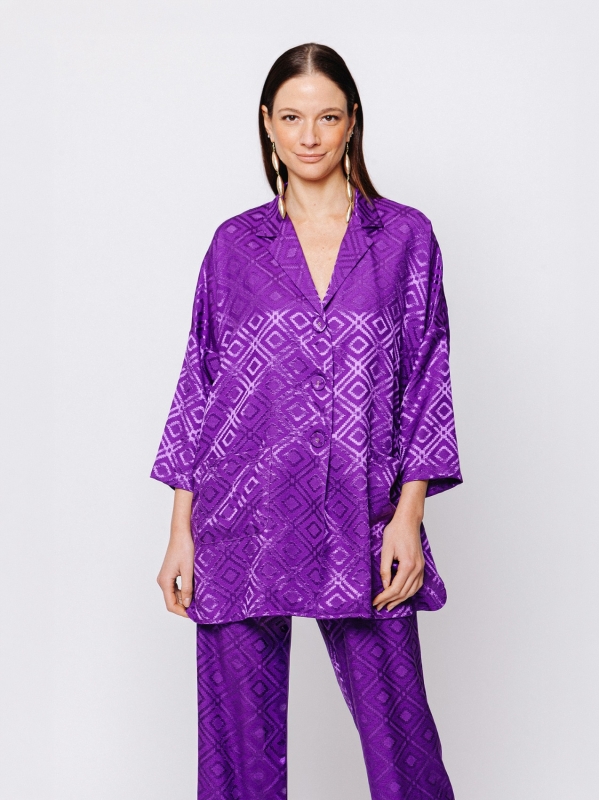 Camicia over in jacquard Midali Toujours