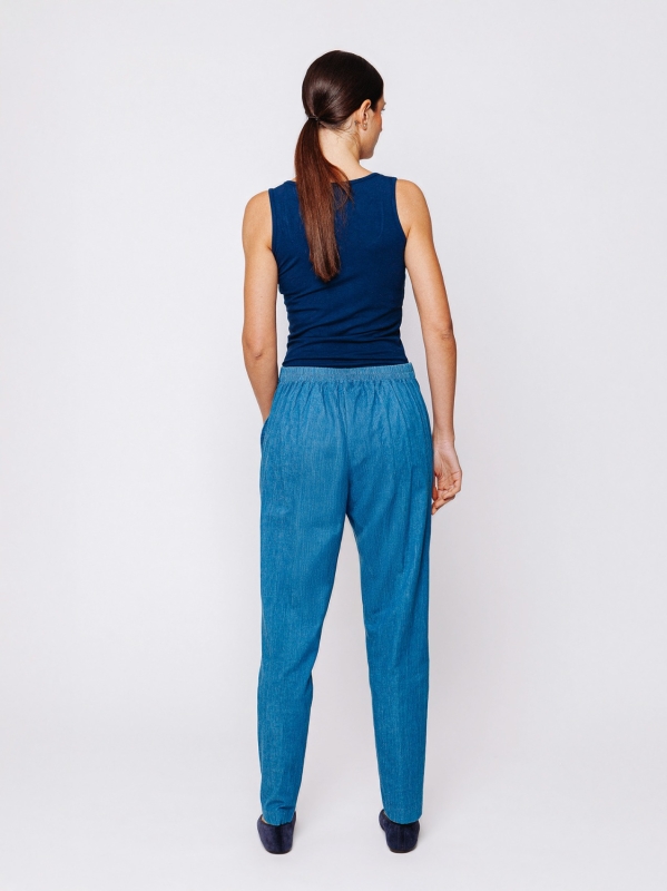 Stretch cotton jeans trousers