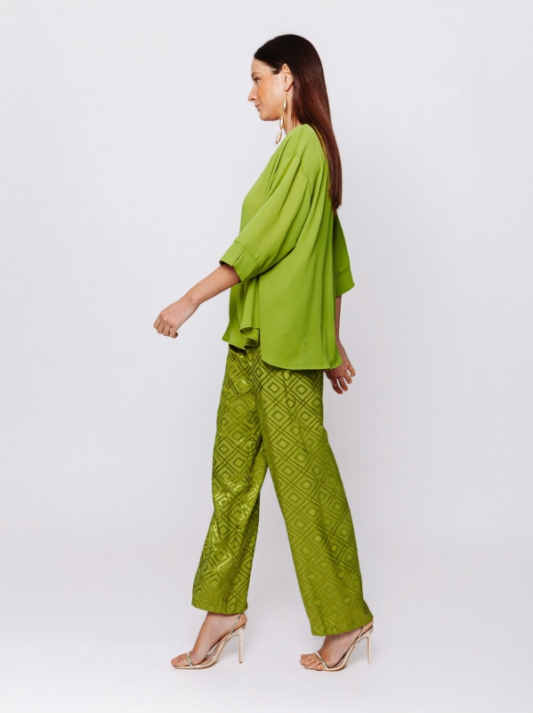 Blusa in tripla georgette