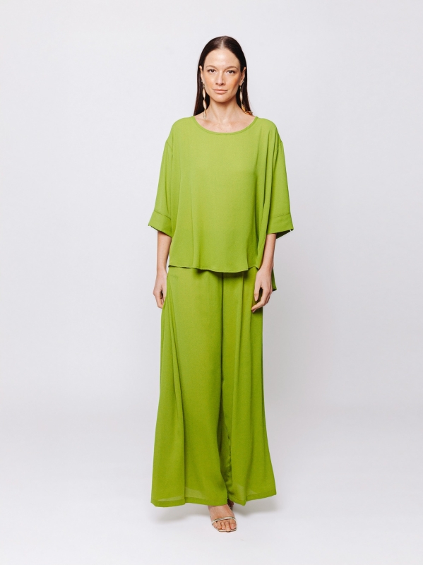 Blusa in tripla georgette