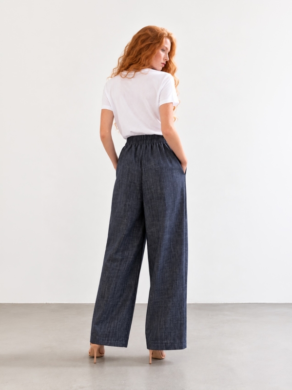 Pantalone in denim modello barrel Midali Toujours