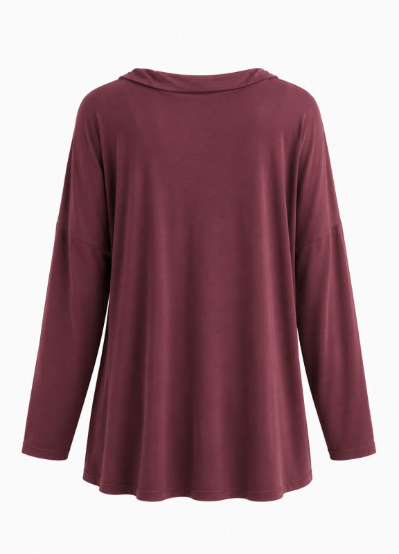 Stretch viscose jersey T-shirt