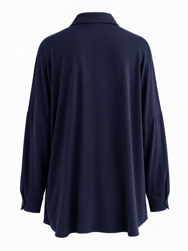 Oversized Viscose Jersey Shirt
