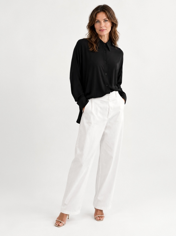 Viscose Jersey Shirt | Midali Toujours