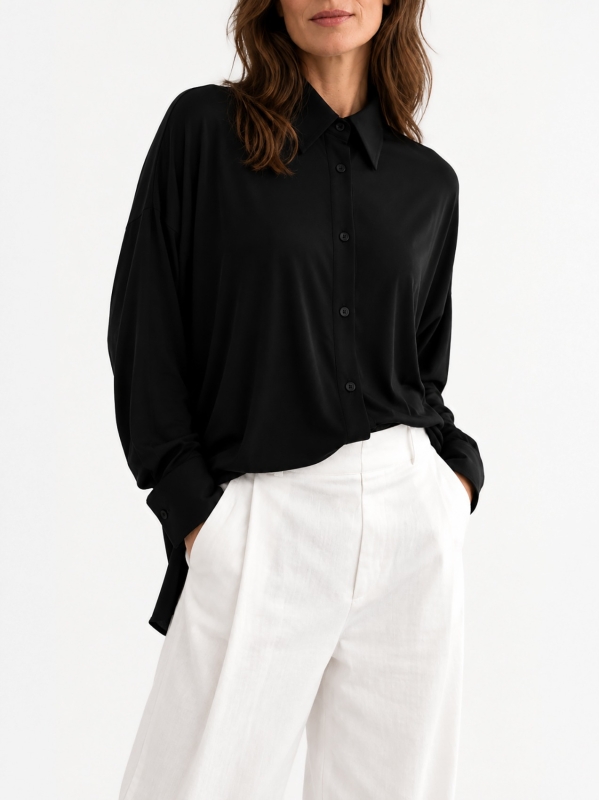 Viscose Jersey Shirt | Midali Toujours