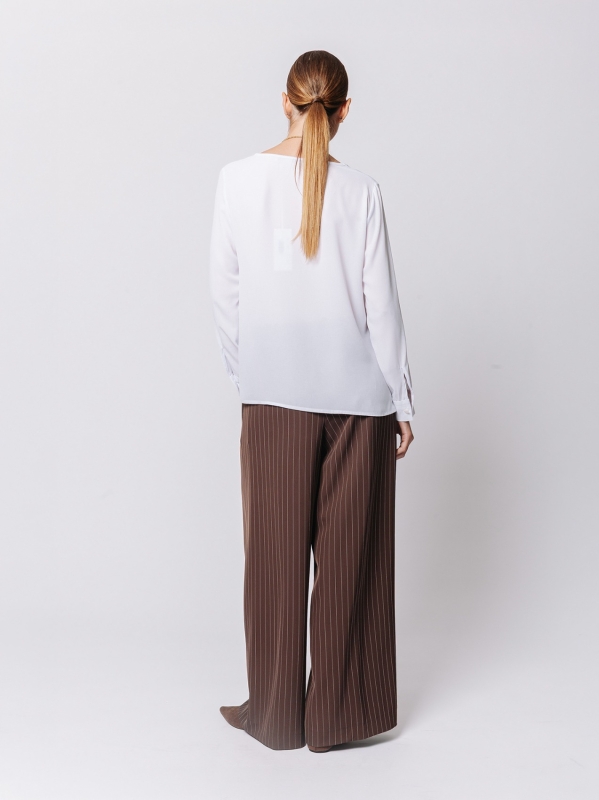 T-shirt Svasata in Tripla Georgette