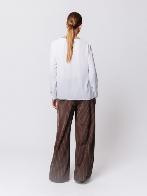 T-shirt Svasata in Tripla Georgette