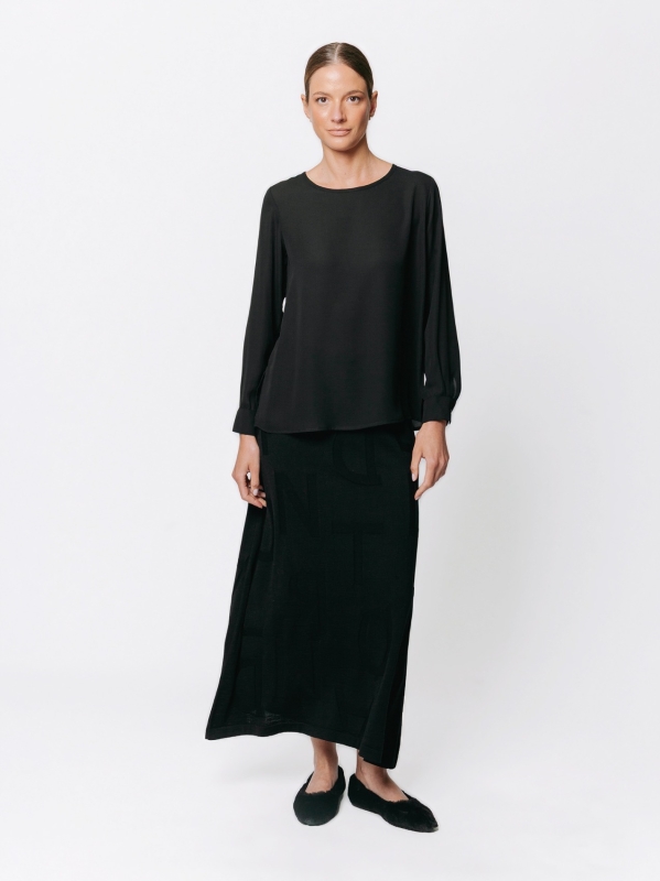 Triple Georgette Flared T-shirt