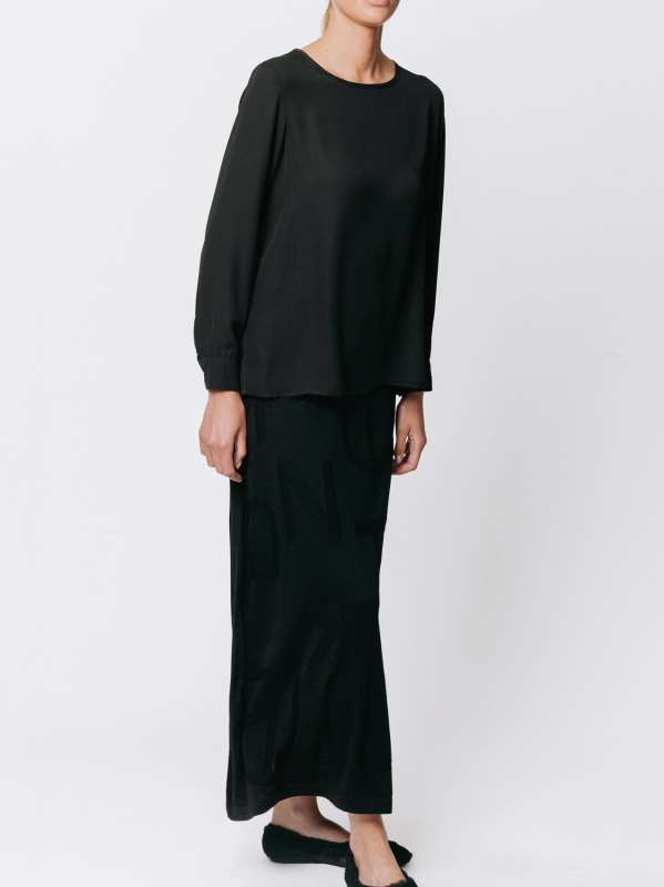 T-shirt Svasata in Tripla Georgette