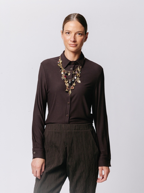 Crinkle Jacquard Cigarette Pants