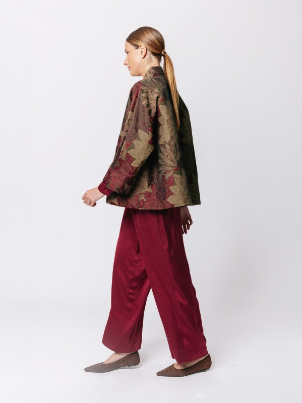 Floral Jacquard Kimono Overcoat – Limited Edition