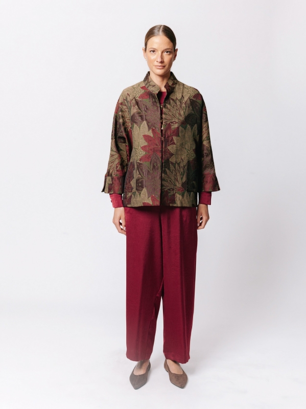 Floral Jacquard Kimono Overcoat – Limited Edition