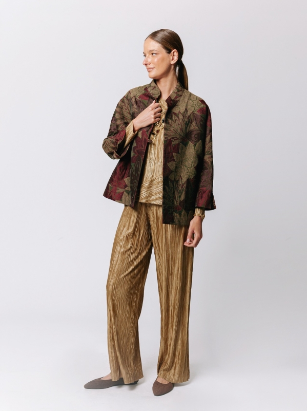 Floral Jacquard Kimono Overcoat – Limited Edition
