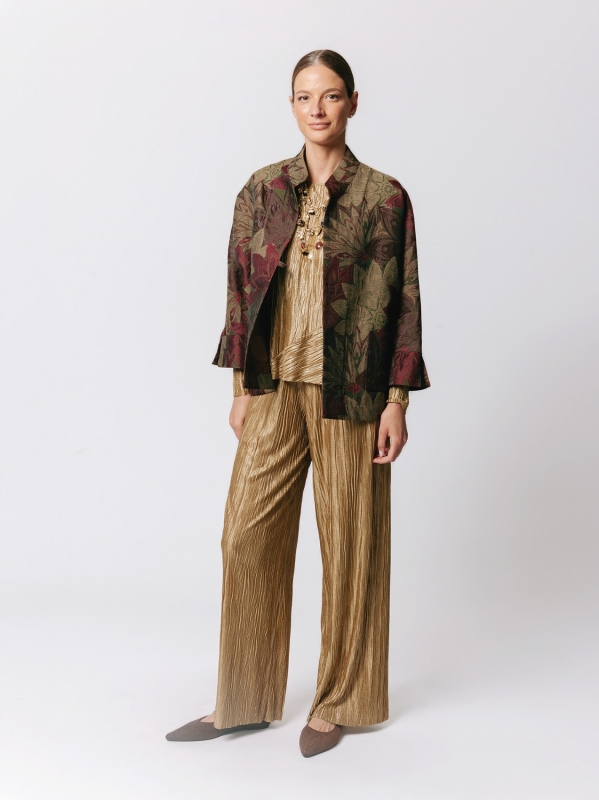 Floral Jacquard Kimono Overcoat – Limited Edition