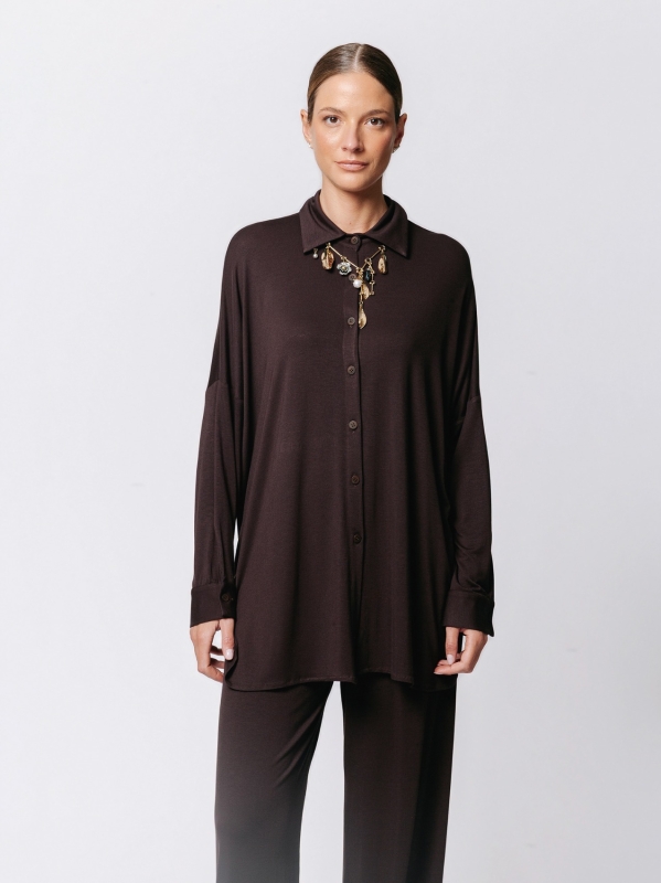 Viscose Jersey Shirt | Midali Toujours