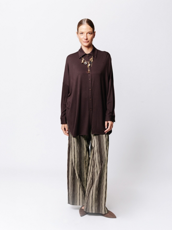 Viscose Jersey Shirt | Midali Toujours