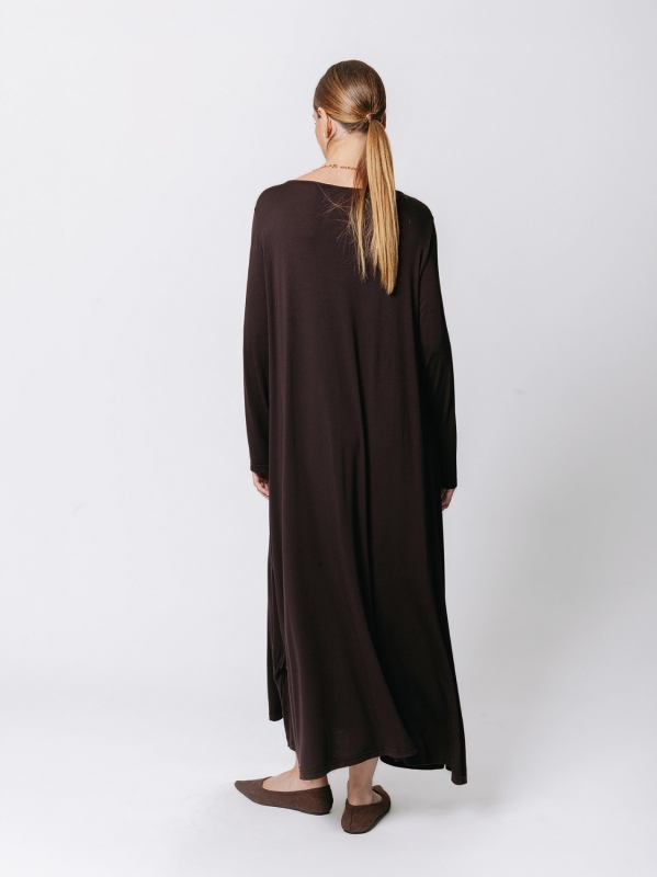 Fluid Dress in Viscose Jersey