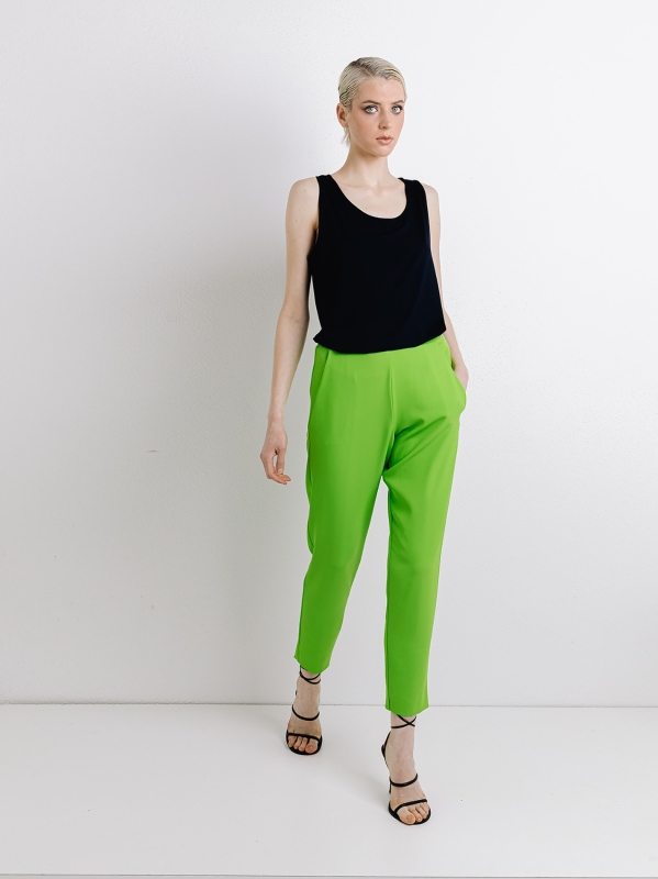 Fluid cady chino trousers