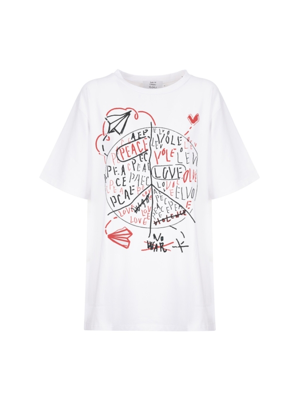 Over Peace Art t-shirt / MIDALI T-SHIRT 