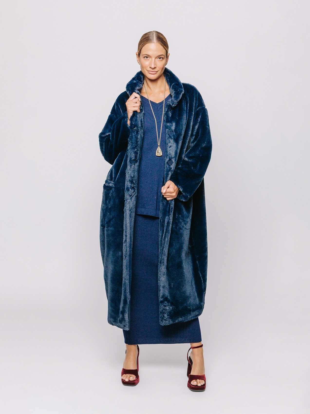 K-Way SOPHIE - Cappotto invernale - blu/blu scuro